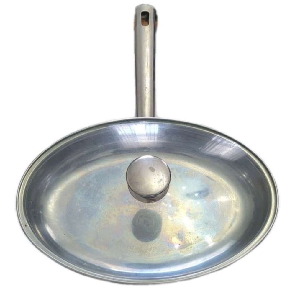 Wolfgang Puck Bistro Collection 12" Oval Skillet With Lid 18-10 Stainless Steel‎